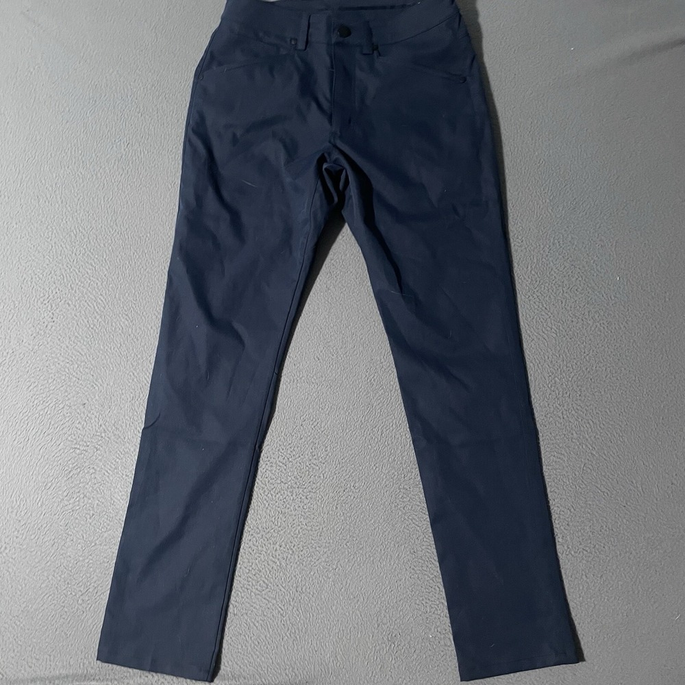 Myles Tour Pants‎ Men's Small Navy Blue Lightweight 30x32 Flat Front